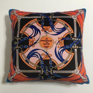 Velvet Multicolor Cushion Cozy Home 18" Squared Accent Pillow